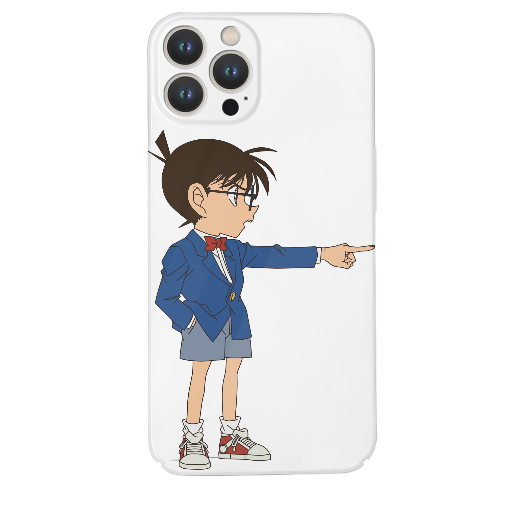（画像用） 名探偵コナン 江戸川 コナン Detective Conan Conan Edogawa 【iPhone 14シリーズ対応】ハードケース